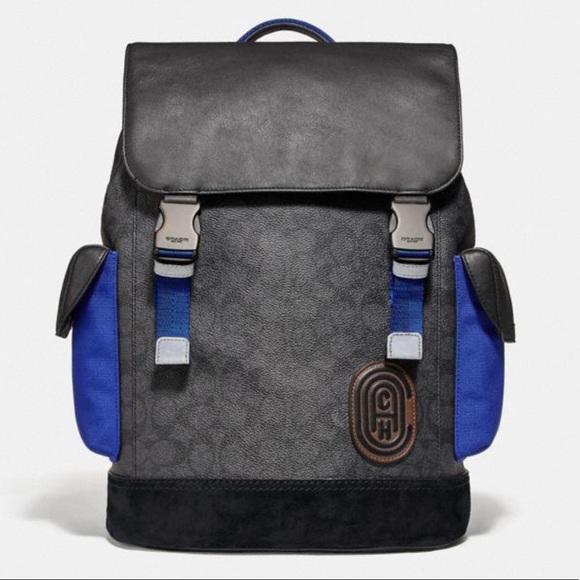 Rivington Backpack In Signature Canvas With Coach Patch - Picture 2 of 11